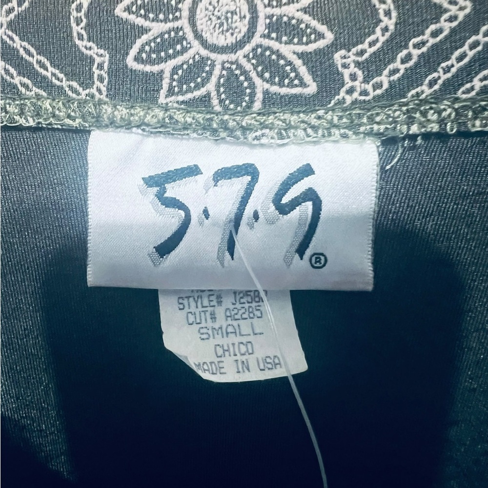 579 Floral Geo Print Maxi Dress – Size Small - Picture 5 of 6